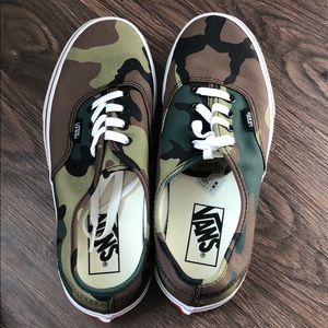 Authentic Woodland Camo Vans